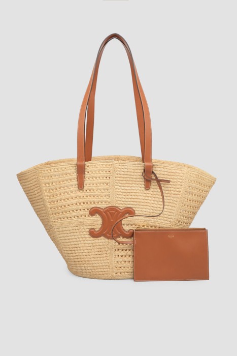 сумка  модель classic panier couffin из кожи спереди