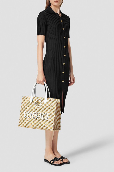 сумка  модель la medusa от бренда versace вид слева