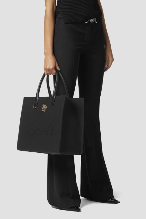 сумка  модель la medusa от бренда versace вид слева