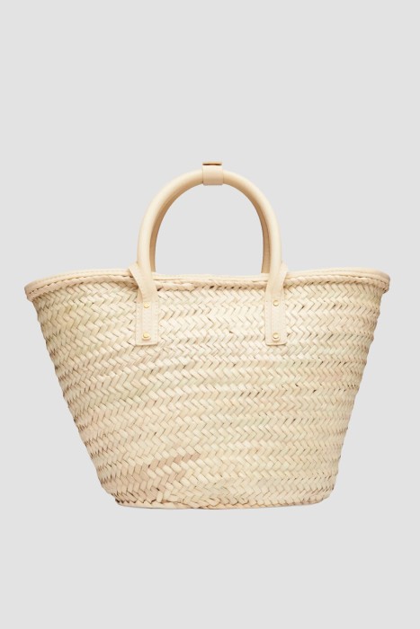 сумка  модель le panier soleil из франции вид сбоку