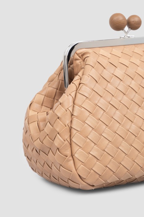 сумка  модель pasticcino из льна спереди