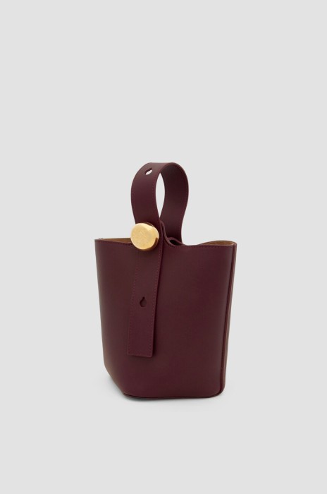 сумка  модель pebble из франции вид сбоку