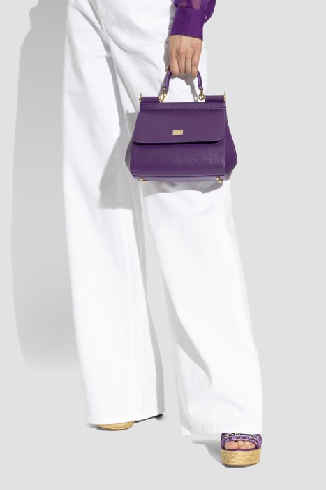 сумка  модель sicily от бренда dolce & gabbana вид слева