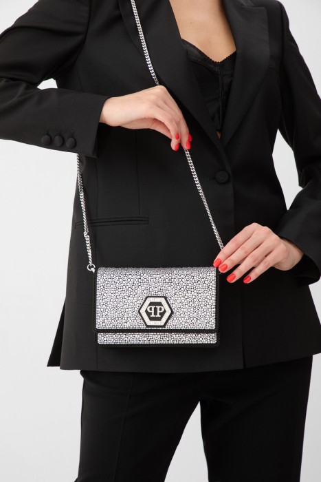 сумка  от бренда philipp plein вид слева