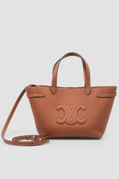 сумка  из льна спереди