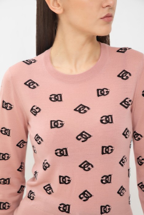 свитер dolce&gabbana модель из коллекции dna из италии вид сбоку