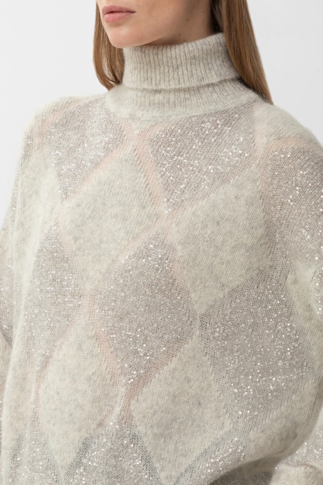 свитер  модель dazzling argyle из италии вид сбоку