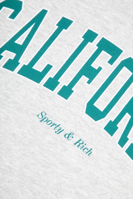 свитер sporty&rich модель california винтажного стиля с лицевой стороны