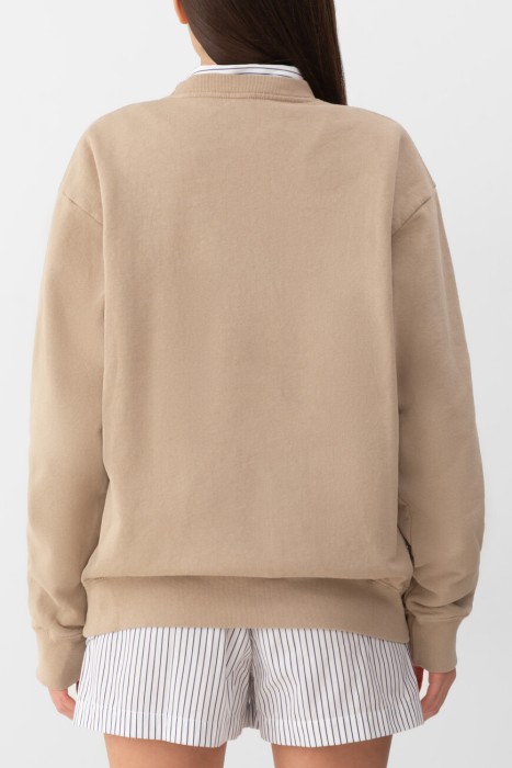 свитер sporty&rich от бренда sporty & rich вид слева