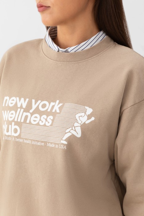 свитер sporty&rich из америки вид сбоку