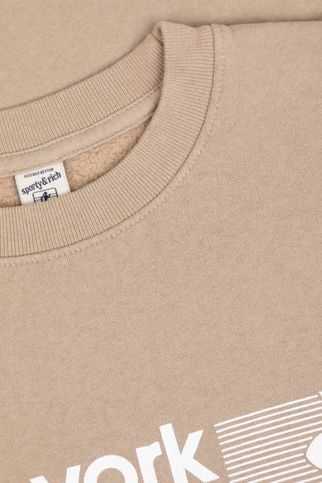 свитер sporty&rich из хлопка спереди