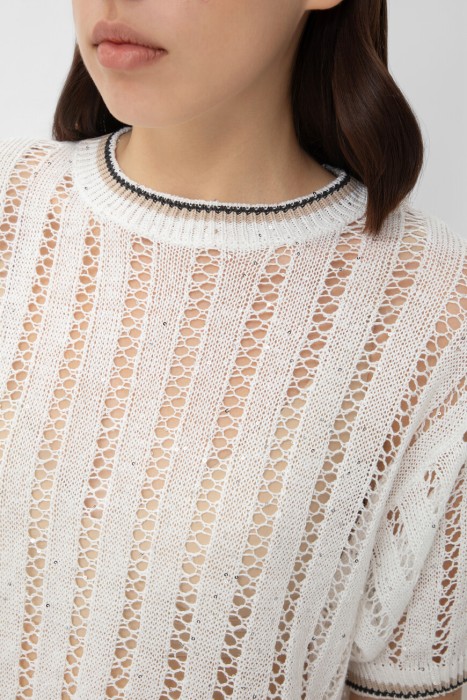 свитер-топ  из италии вид сбоку