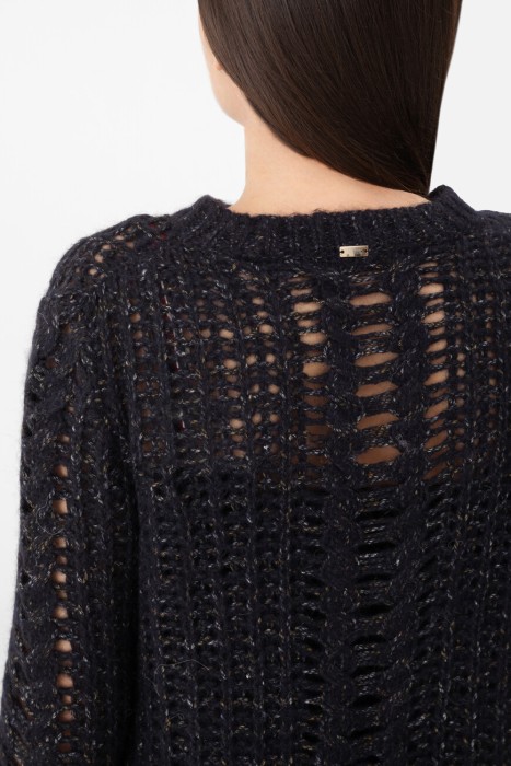 свитер  из хлопка спереди