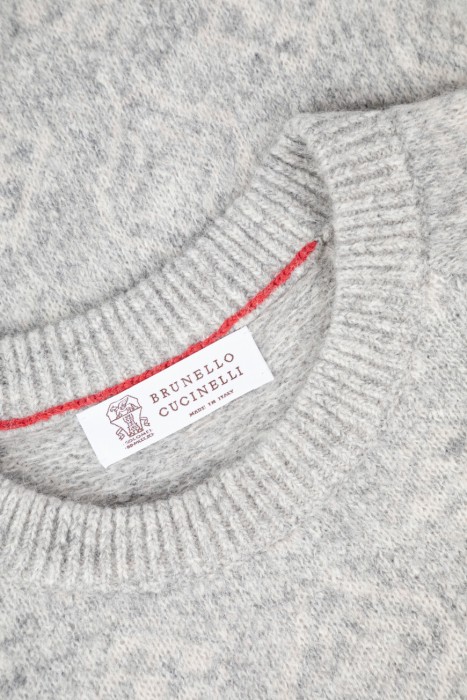 свитер  из хлопка спереди