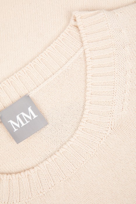 свитер  из хлопка спереди