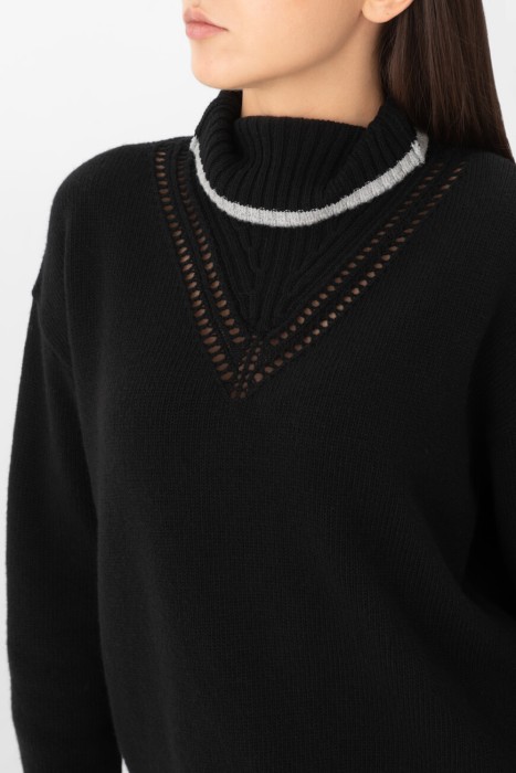 свитер  из франции вид сбоку