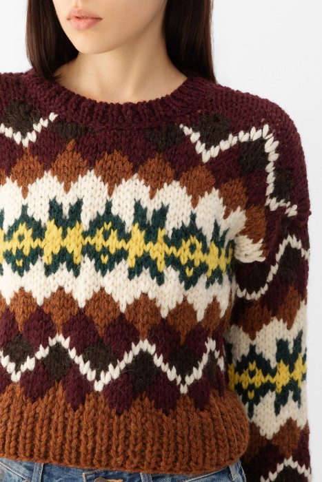 свитер  из франции вид сбоку