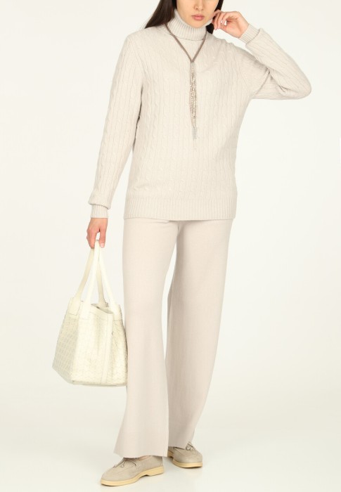 свитер  от бренда allude вид слева