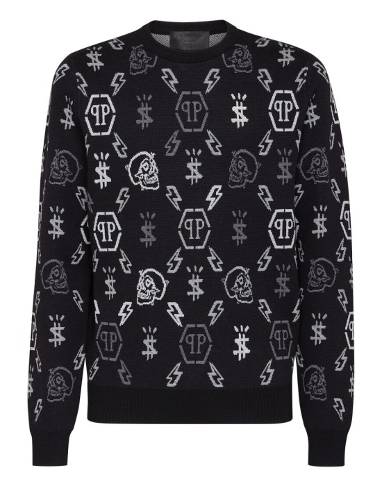 свитер  от бренда philipp plein вид слева