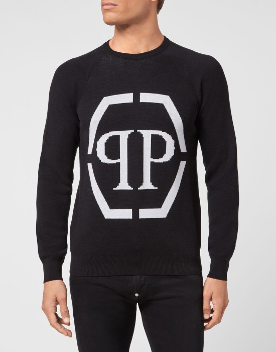 свитер  от бренда philipp plein вид слева