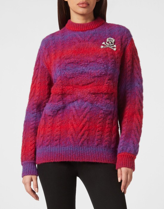 свитер  от бренда philipp plein вид слева