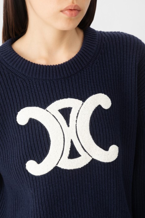 свитер  из франции вид сбоку