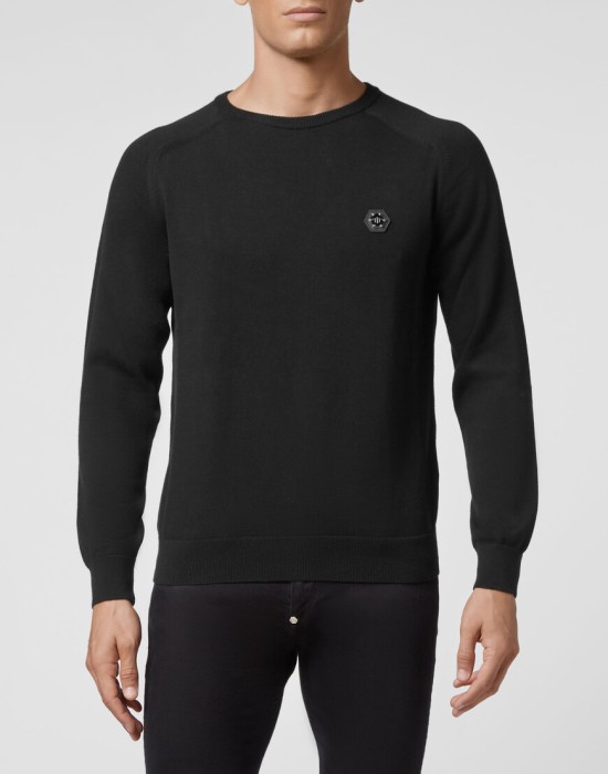 свитер  от бренда philipp plein вид слева