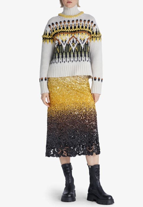 свитер  от бренда ermanno scervino вид слева