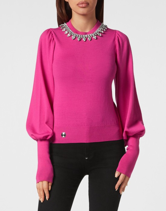 свитер  от бренда philipp plein вид слева