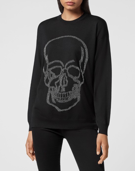 свитер  от бренда philipp plein вид слева