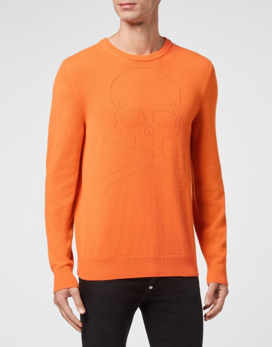 свитер  от бренда philipp plein вид слева