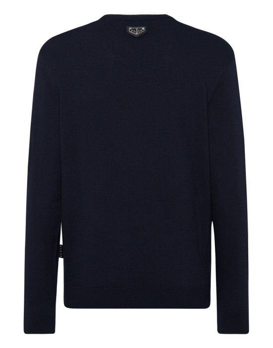 свитер  от бренда philipp plein вид слева