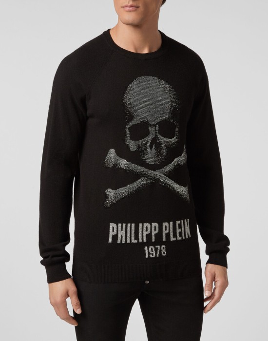 свитер  от бренда philipp plein вид слева