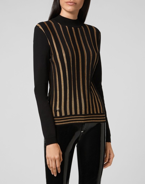 свитер  от бренда philipp plein вид слева