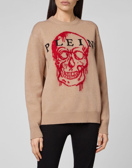 свитер  от бренда philipp plein вид слева