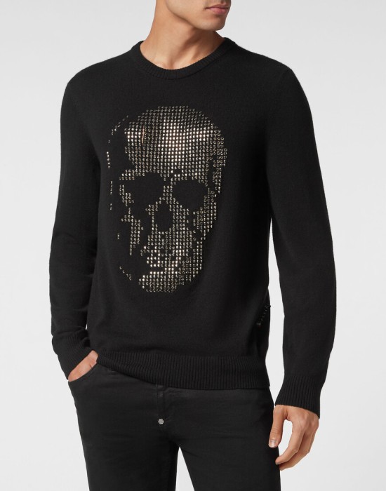 свитер  от бренда philipp plein вид слева