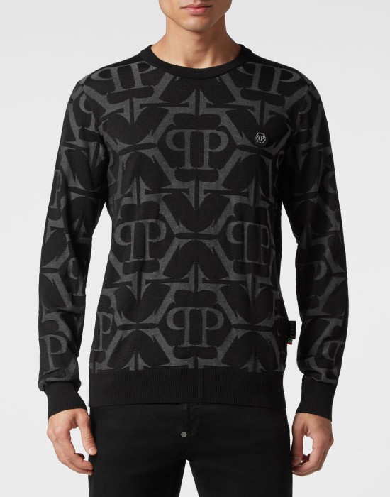 свитер  от бренда philipp plein вид слева