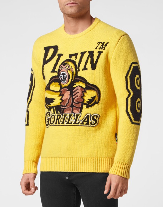 свитер  от бренда philipp plein вид слева