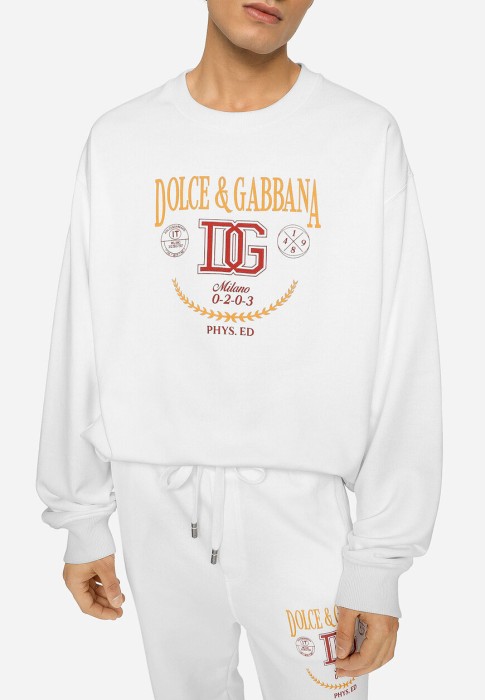 свитшот dolce&gabbana из проверенных материалов спереди