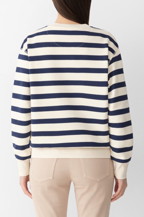 свитшот  модель bauletto от бренда luisa spagnoli вид слева