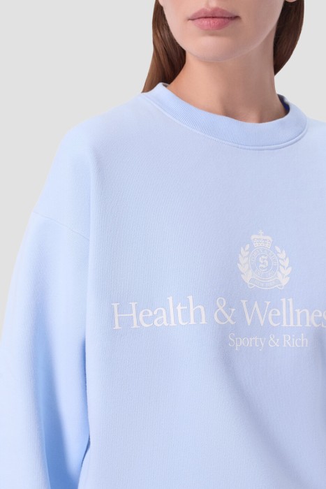 свитшот  модель h&w crest из америки вид сбоку