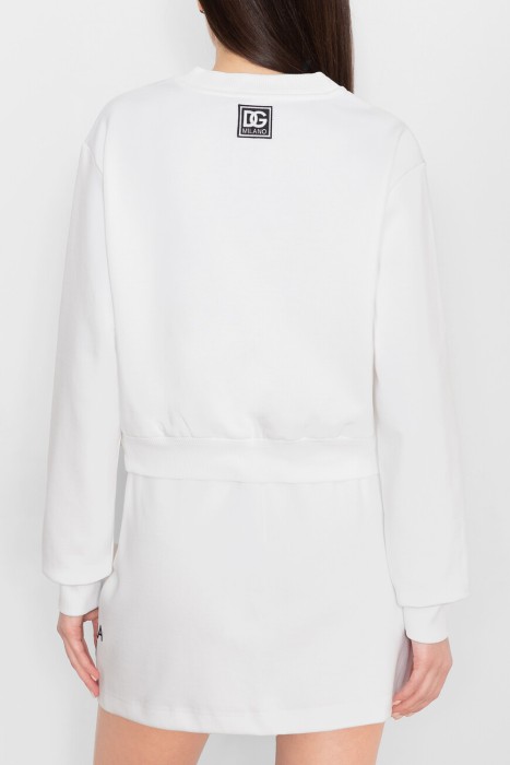 свитшот  модель из коллекции black sicily от бренда dolce & gabbana вид слева