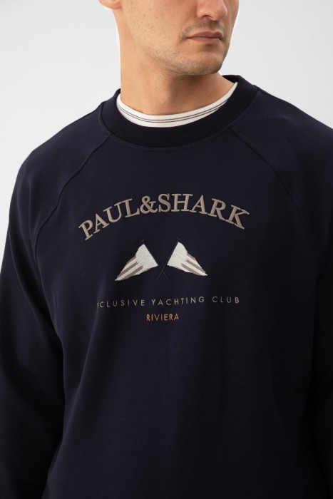 свитшот  модель из коллекции riviera из италии вид сбоку