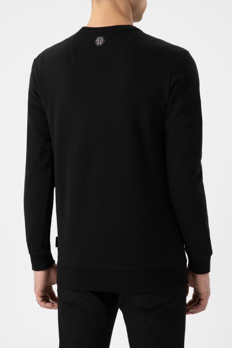 свитшот  с камуфляжным принтом из америки вид сбоку