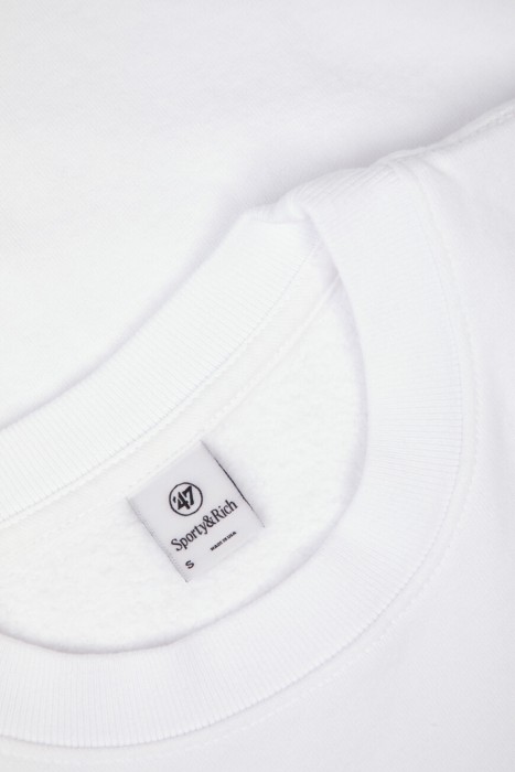 свитшот sporty rich модель dodgers serif из хлопка спереди