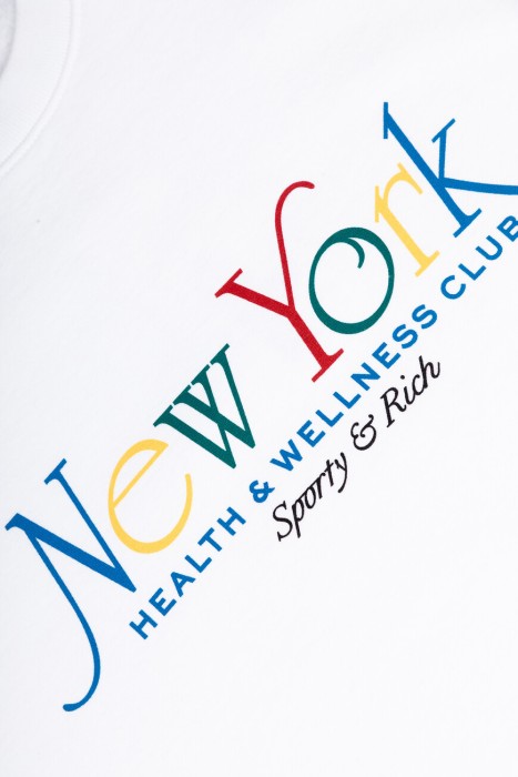 свитшот sporty&rich модель ny 94 для взрослого возраста с изнаночной стороны