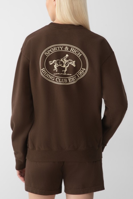 свитшот sporty rich от бренда sporty & rich вид слева