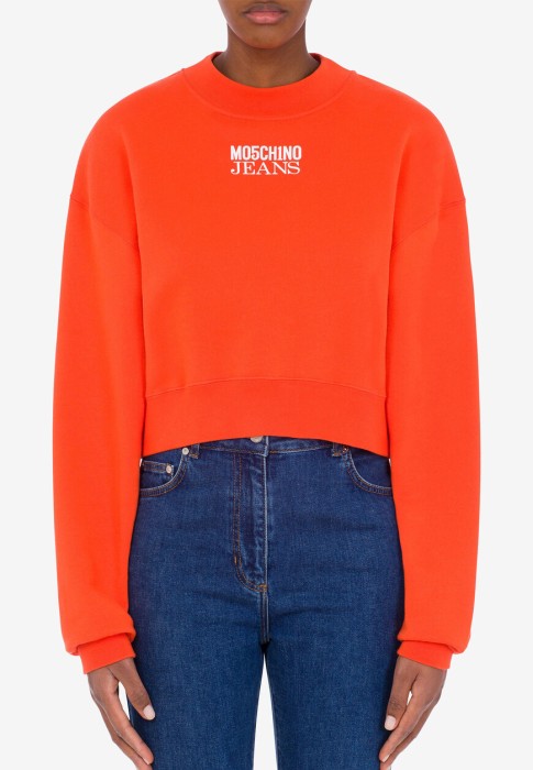 свитшот  от бренда moschino jeans вид слева