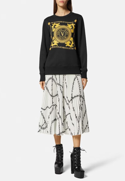 свитшот  от бренда versace jeans couture вид слева