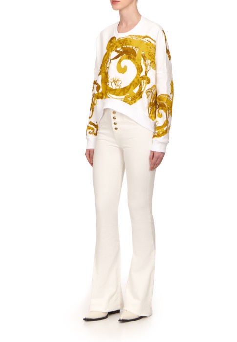 свитшот  от бренда versace jeans couture вид слева